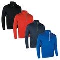 Glenmuir Mens Artemis ZN Interlock Mid Layer Golf Top 